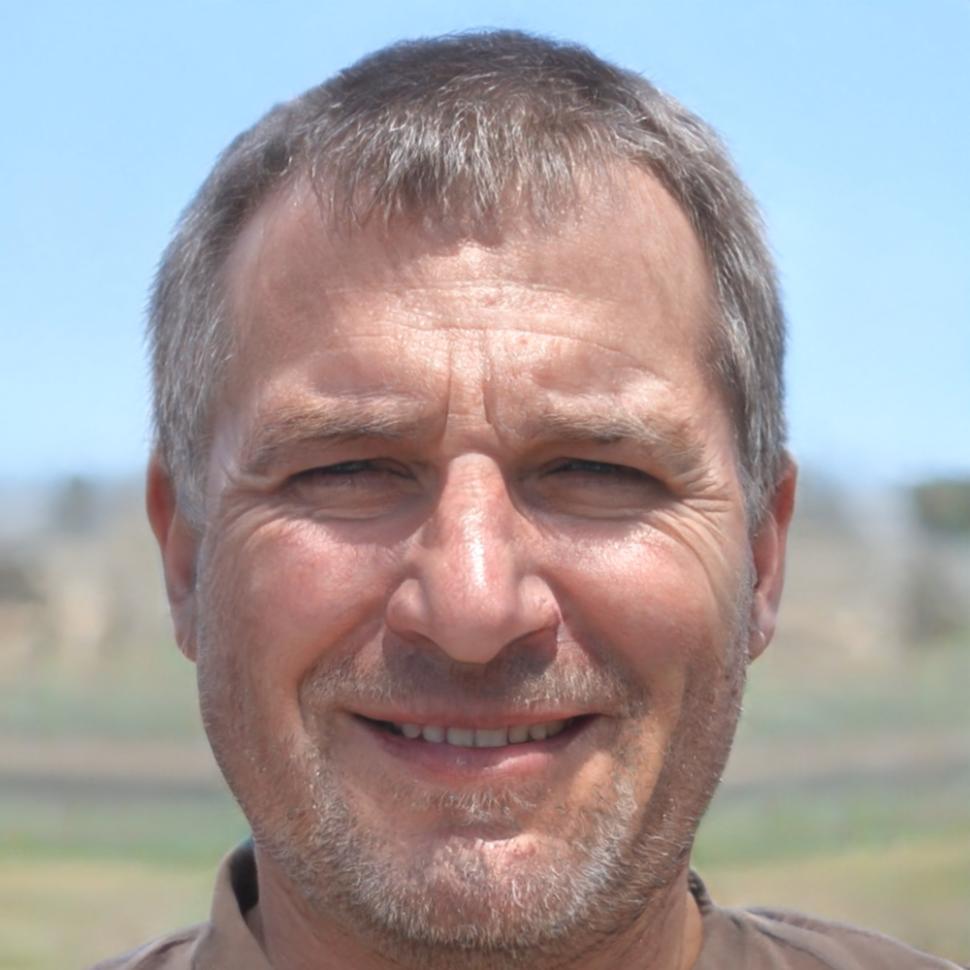 Satisfied client portrait